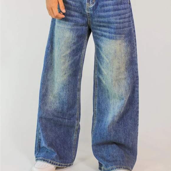 Bareline Jeans Men’s Baggy Vintage Wash - Picture 3 of 13